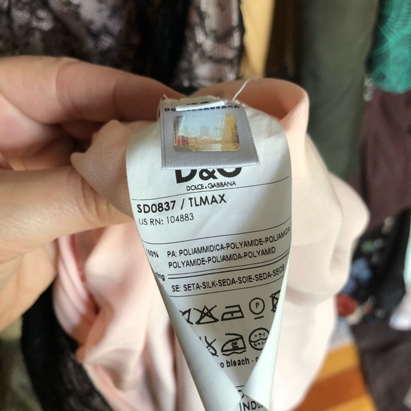 NWT Dolce &Gabbana black lace dress size 42 - Picture 6 of 7